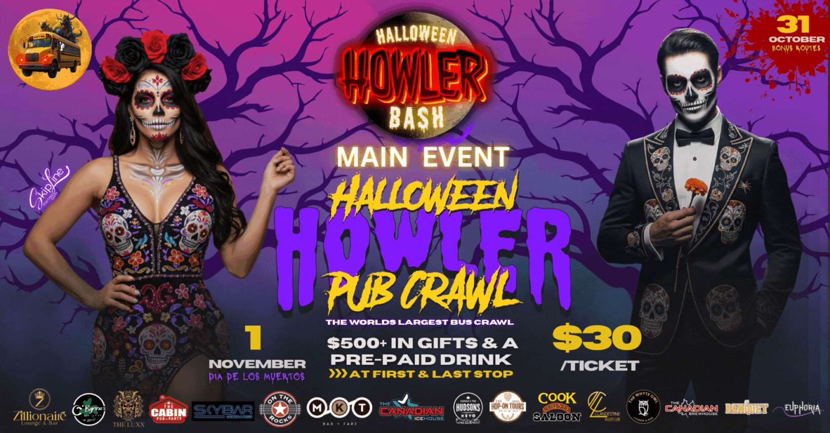 Ticket Spice Cover Nov 1n - halloween howler