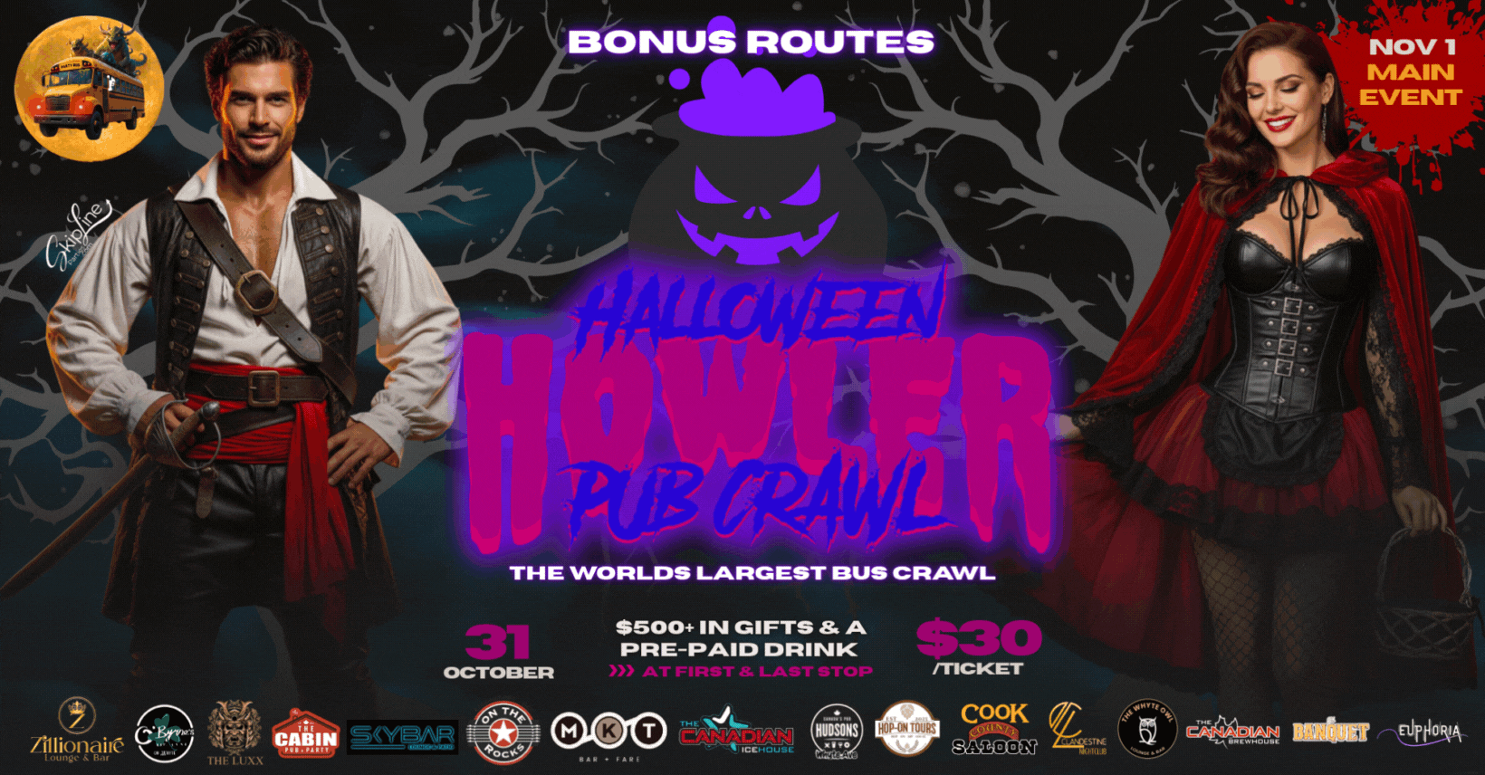 Ticket Spice Cover Oct 31n - halloween howler